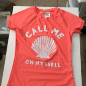 Rashguard old navy swim shirt for girls size large